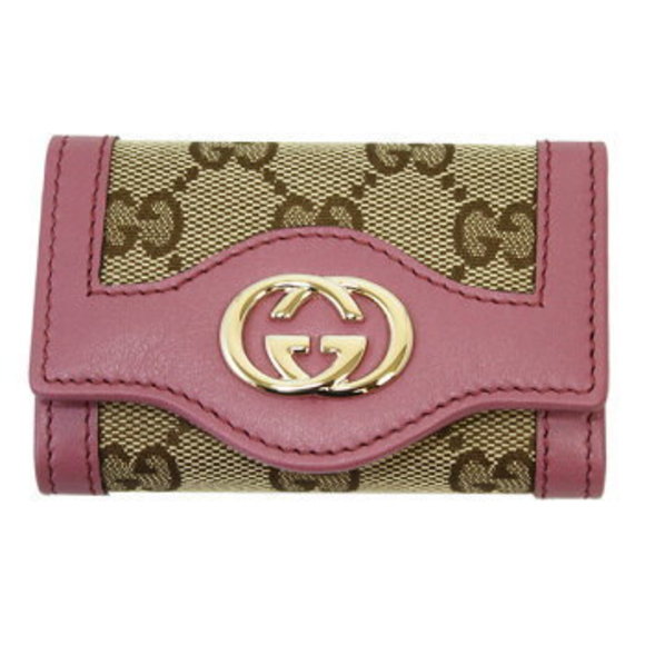 Gucci Suki CaseGG Canvas Beige FAFXG - Picture 1 of 3